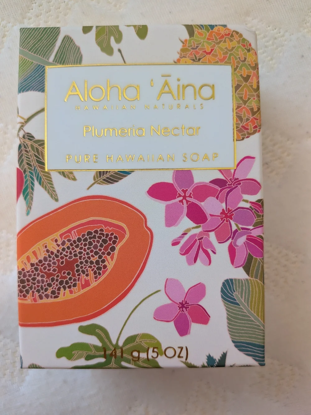 ALOHA Collection Plumeria Nectar Soap - Pink & Orange